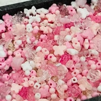【在庫限り】パステル×クリアのミニビーズMIX　30g