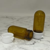 【蚤の市N】小分け容器　5ml　丸い底  1セット10本入　＊ノークレームノーリターン商品