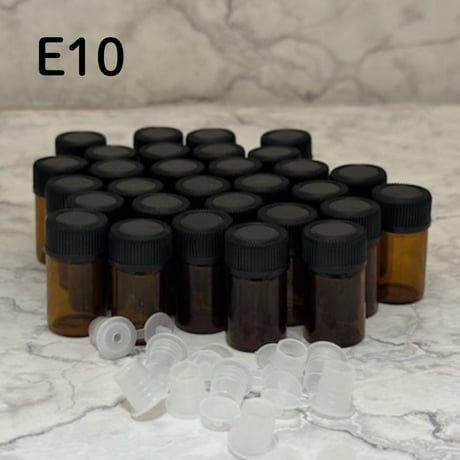 【蚤の市E】不揃いの小分け容器(1ml・2ml)　＊ノークレームノーリターン商品