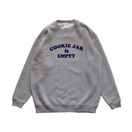 【販売終了】cookie jar crewneck sweatshirt_grey