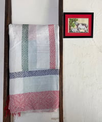 Kantha　オールドカンタ　マルチキルト　White Kantha　79