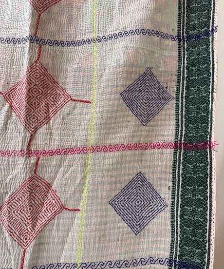Kantha　オールドカンタ　マルチキルト  70