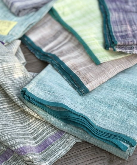 Khadi カディ　ルンギー　ーおまかせブルー系ー
