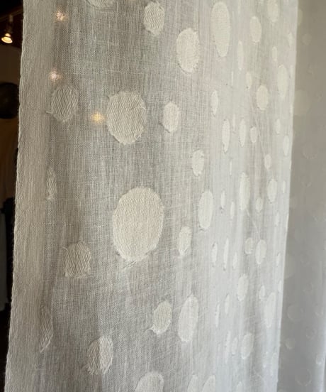 lオリジナル白いカーテン Bubble 泡 　B ー115×220cmー