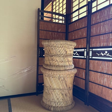 インドの手作り　スツール
