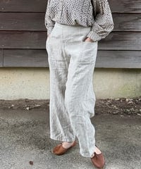 ルクツルのシンプルパンツーリネン