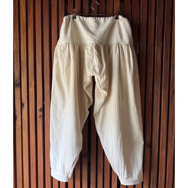 ルクツル サルワールパンツ ラジャスターンカディ ナチュラルホワイト