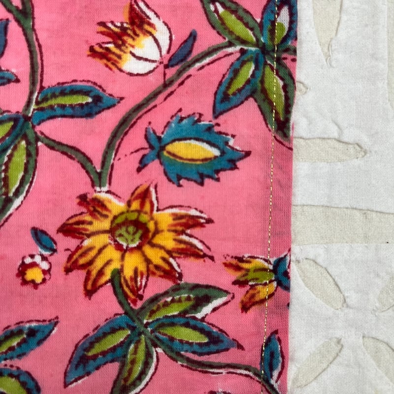 ハンドブロックプリント オリジナルハンカチ | ONABAKE97