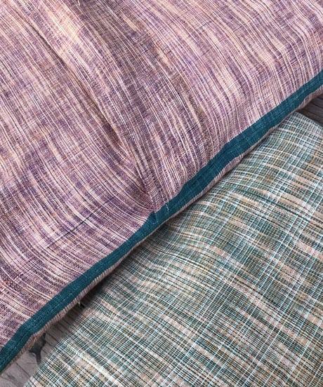 Khadi カディ　ルンギー　ーおまかせブルー系ー
