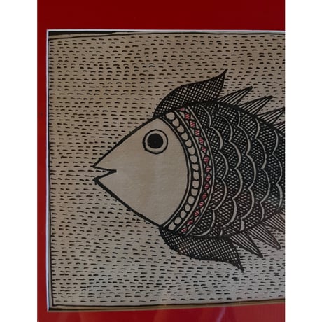 インドの手描き　民族画
