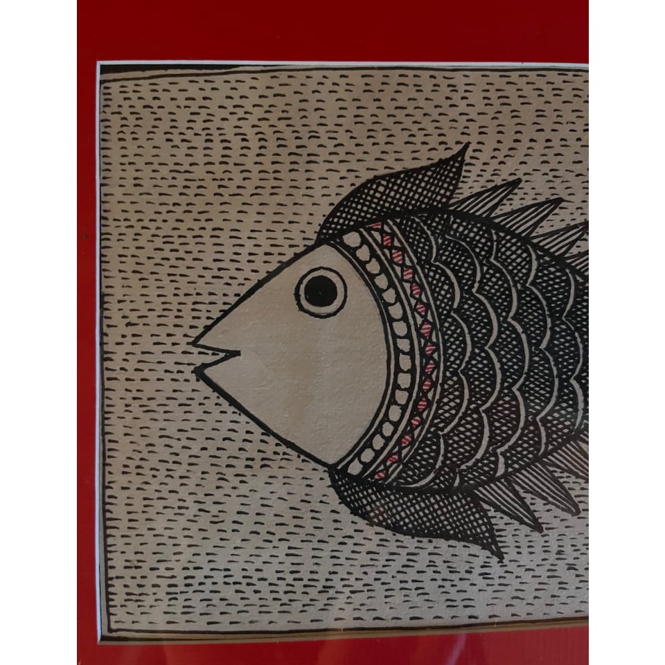 インドの手描き 民族画 | ONABAKE97