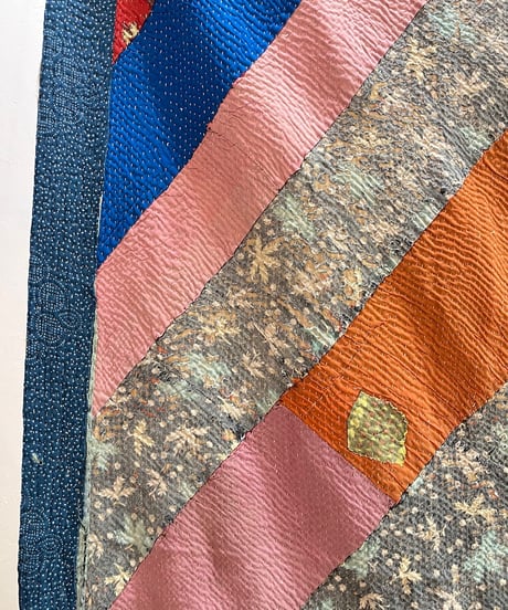 Kantha　オールドカンタ　マルチキルト　22