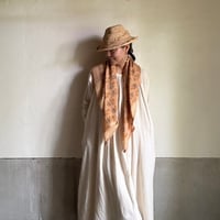 ハンドブロックプリント　スカーフ  ーMarigoldー　コットンボイル　薄手
