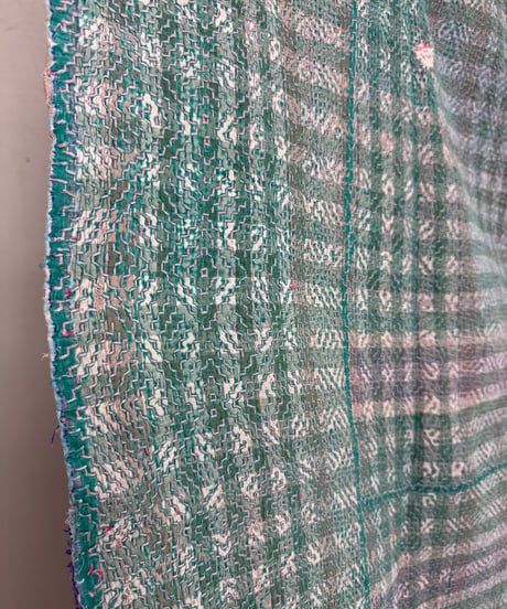 Kantha　オールドカンタ　マルチキルト　65