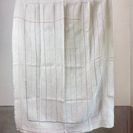 Kantha　オールドカンタ　マルチキルト　White Kantha　54