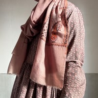 カディウール　手刺繍大判ストール