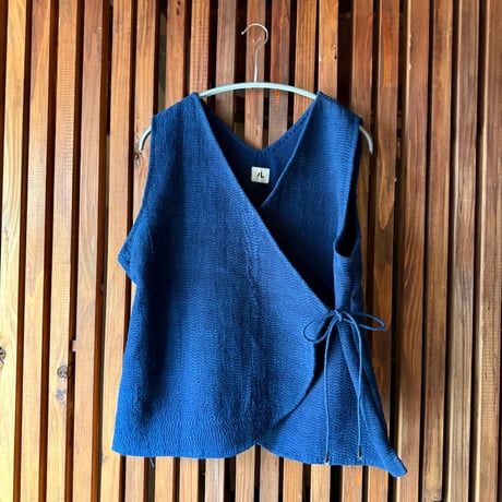 クールで魅力的なインディゴカンタ ヴィンテージカンタキルト21 ラリー