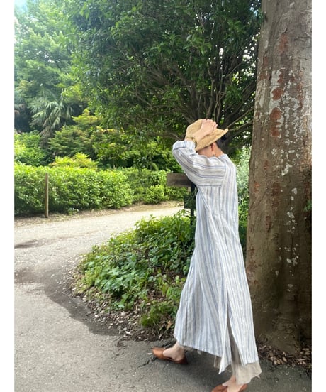 MAZA ロングクルタ　カディ厚手