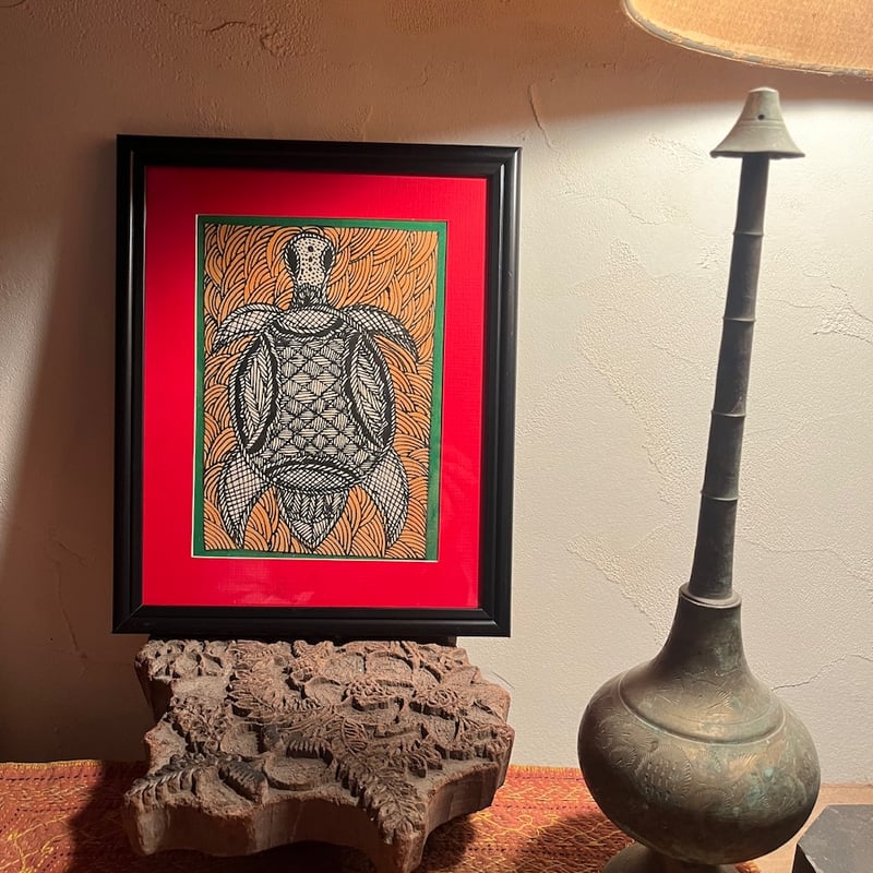 インドの手描き 民族画 | ONABAKE97