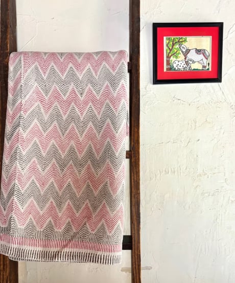 Kantha　オールドカンタ　マルチキルト Geometric  93