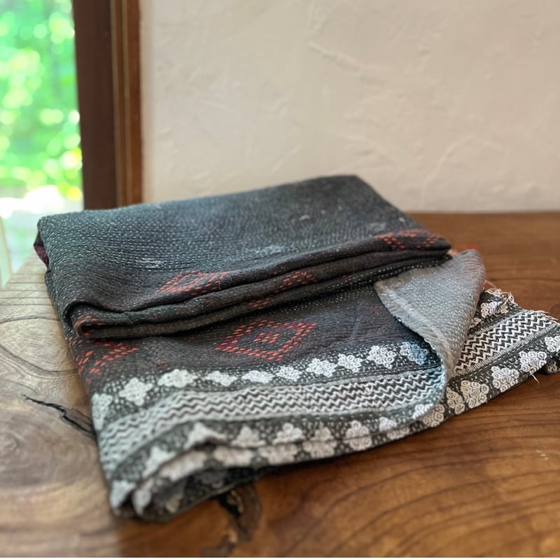 Kantha オールドカンタ マルチキルト 11 | ONABAKE97 Kantha オールドカンタ マルチキルト 11 | ONABAKE97