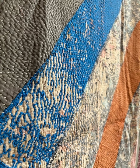 Kantha　オールドカンタ　マルチキルト　22
