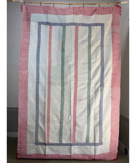 Kantha　オールドカンタ　マルチキルト　White Kantha　79