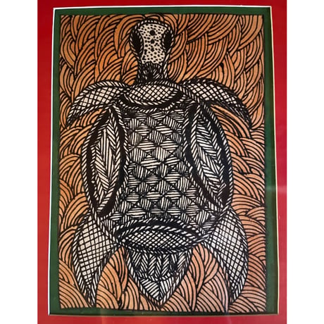 インドの手描き　民族画