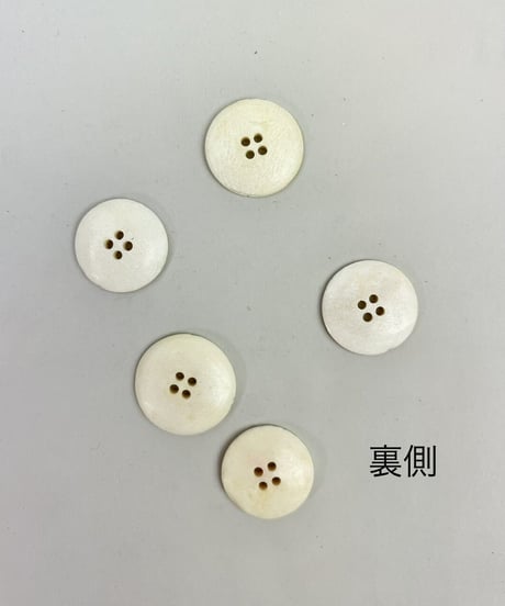 インド天然素材ボタンー水牛ー25mm  5個