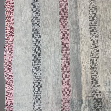Kantha　オールドカンタ　マルチキルト　White Kantha　91