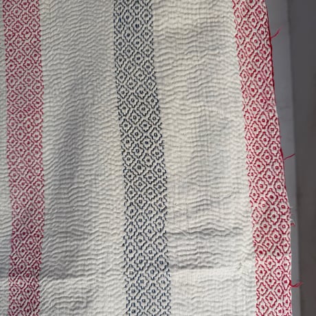 Kantha　オールドカンタ　マルチキルト　White Kantha　91