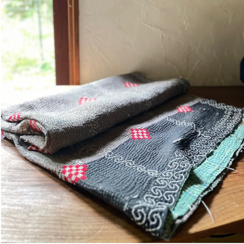 Kantha オールドカンタ マルチキルト 20 | ONABAKE97 Kantha オールドカンタ マルチキルト 20 | ONABAKE97