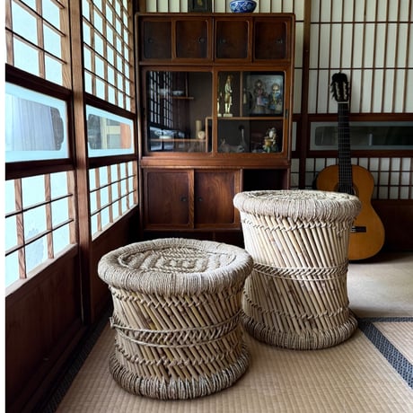 インドの手作り　スツール
