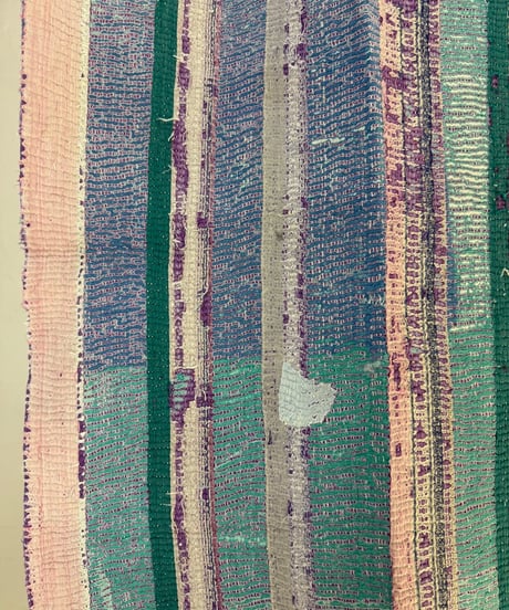 Kantha　オールドカンタ　マルチキルト  74