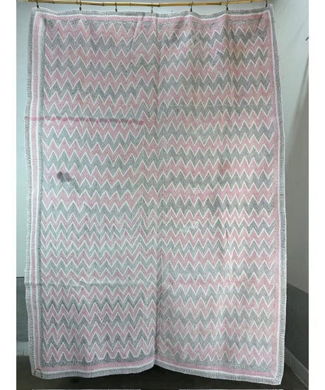 Kantha　オールドカンタ　マルチキルト Geometric  93