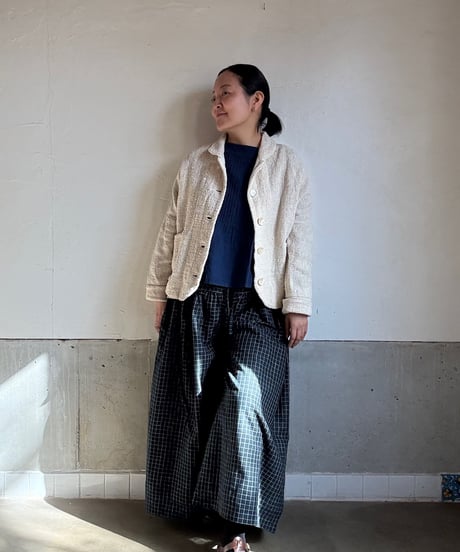 ルクツルのあたたかワイドパンツ ーカディ×起毛コットン