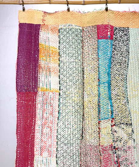Kantha　オールドカンタ　マルチキルト　55