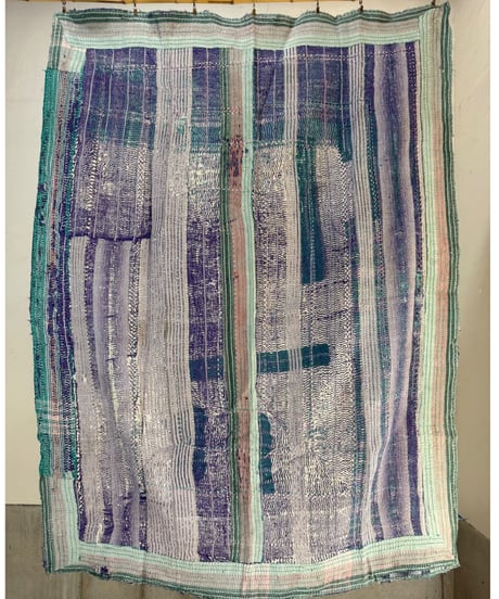 Kantha　オールドカンタ　マルチキルト 76