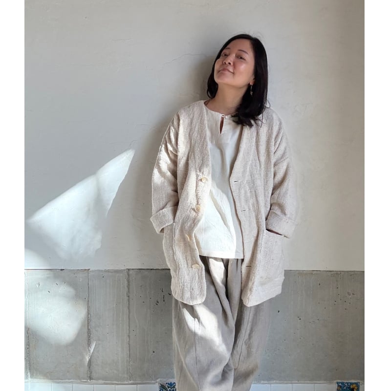 ルクツル ブラウスーAditi カディ ナチュラル | ONABAKE97