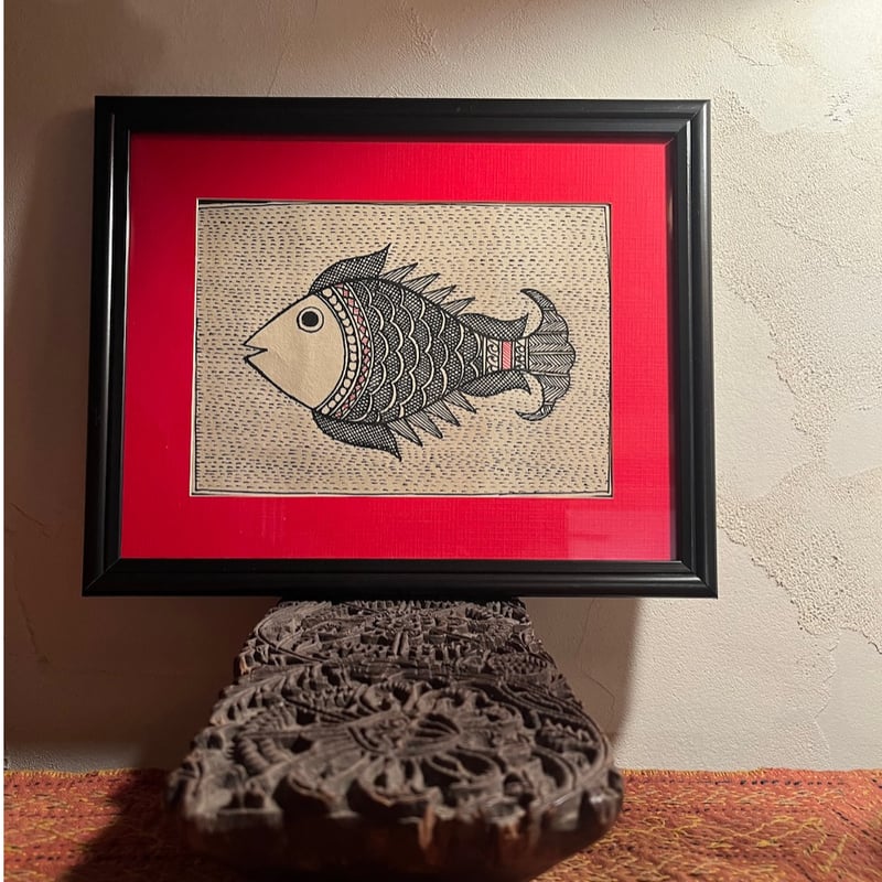 インドの手描き 民族画 | ONABAKE97