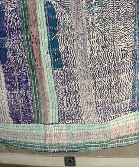 Kantha　オールドカンタ　マルチキルト 76
