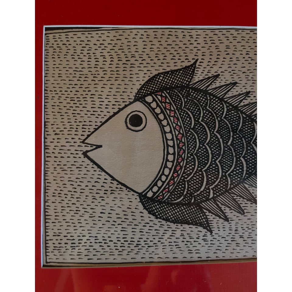 インドの手描き 民族画 | ONABAKE97