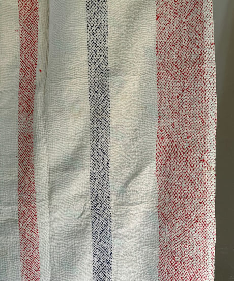 Kantha　オールドカンタ　マルチキルト　White Kantha　79