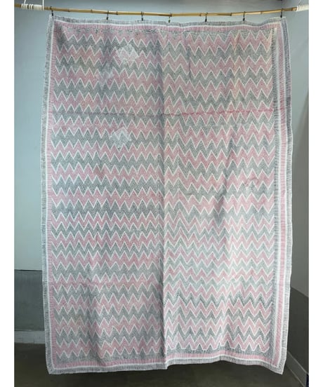 Kantha　オールドカンタ　マルチキルト Geometric  93
