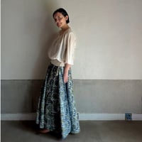 ルクツル のガーグラ　アジュラックハンドブロックプリント　B