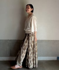 ルクツル のガーグラ　アジュラックハンドブロックプリント　F