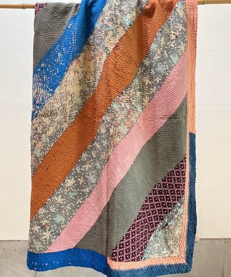 Kantha　オールドカンタ　マルチキルト　22