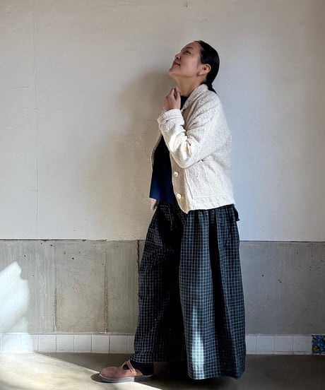 ルクツルのあたたかワイドパンツ ーカディ×起毛コットン