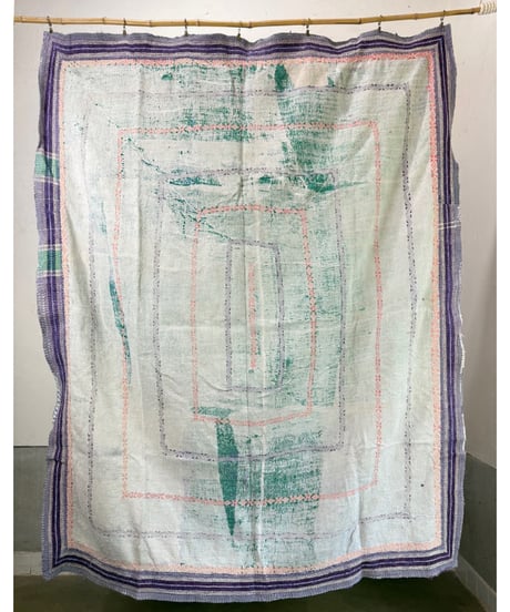 Kantha　オールドカンタ　マルチキルト　53