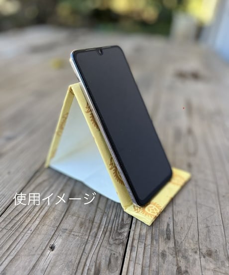リサイクルコットンペーパーのスマートフォンスタンド    H